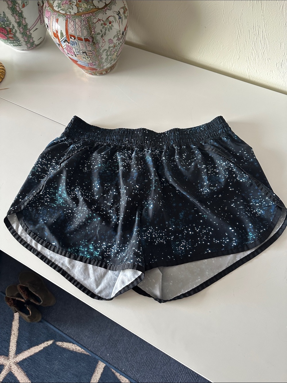 Champion Women's Black Speckled Running Shorts